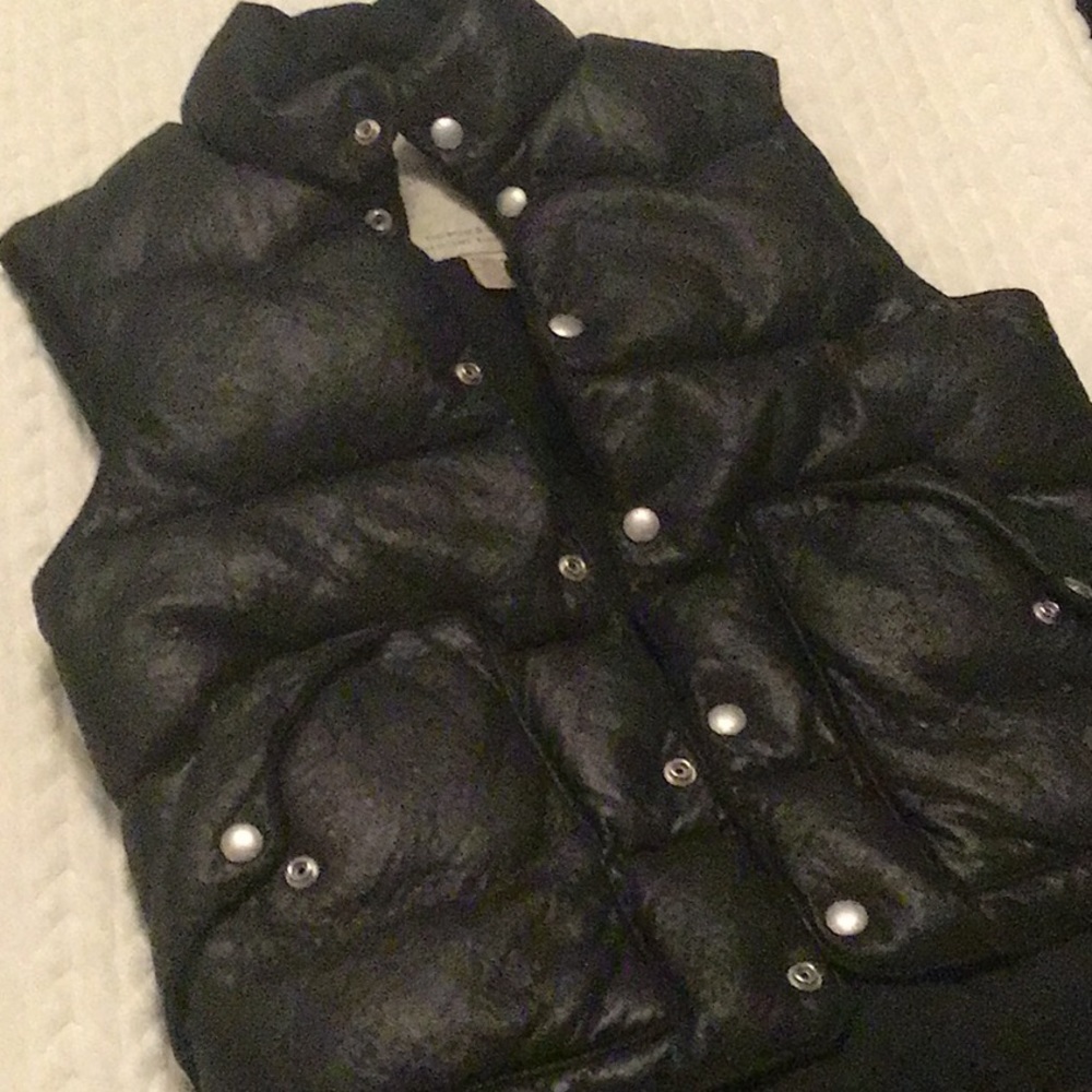 Denim and supply puffer vest